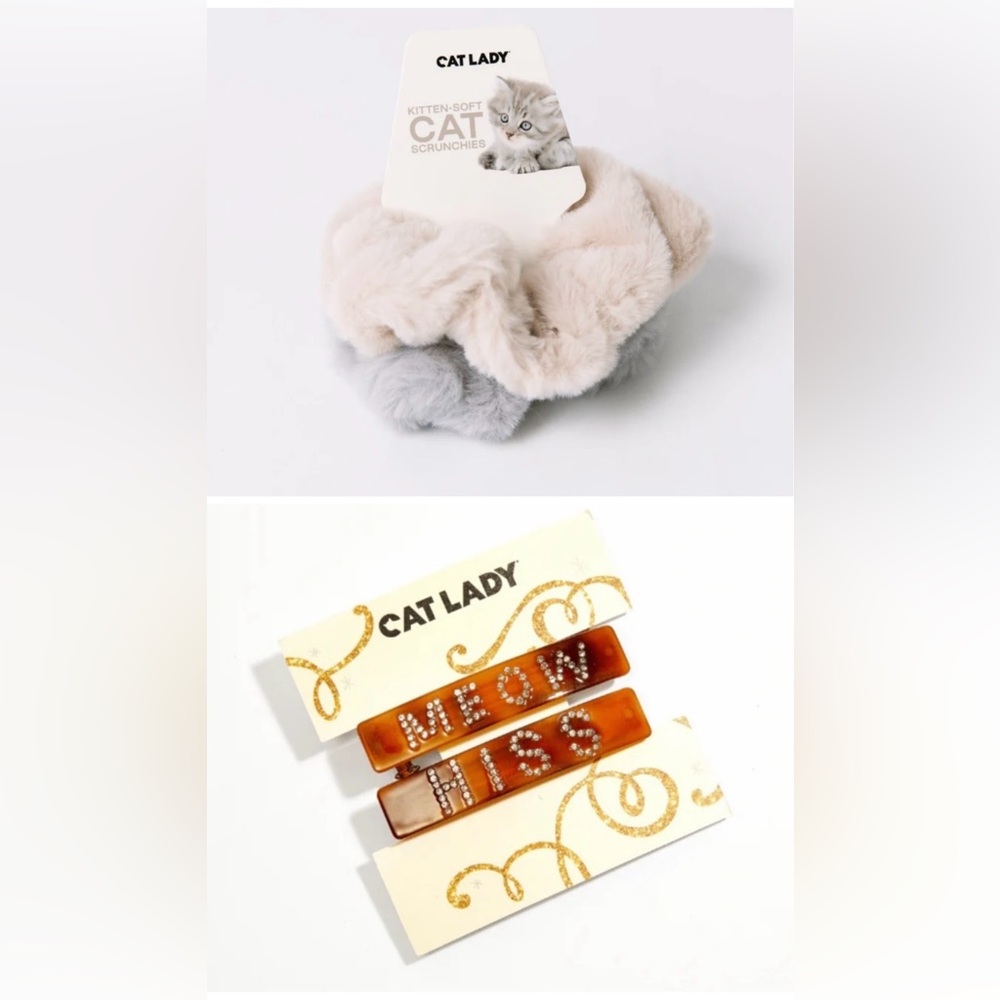 Cat Lover’s Hair Accessories Duo